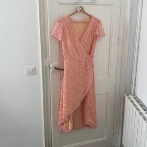 Gaâla Paris Silk Wrap Dress
